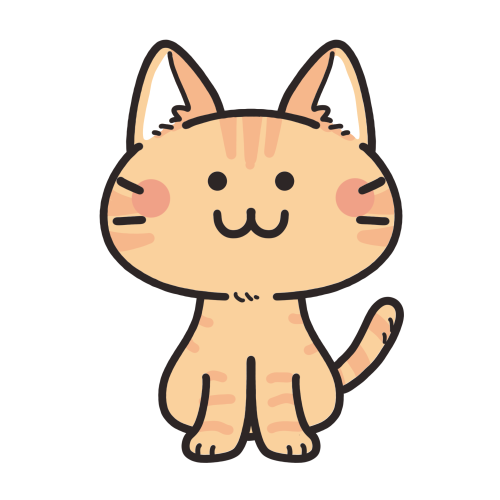 座る猫 フリーアイコン かわいいイラストの無料素材サイト フリーペンシル