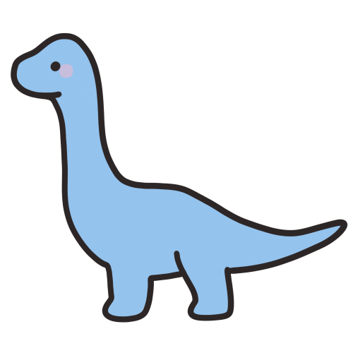 元気な恐竜さんのアイコン 可愛いフリーアイコン イラストの無料素材サイト フリーペンシル