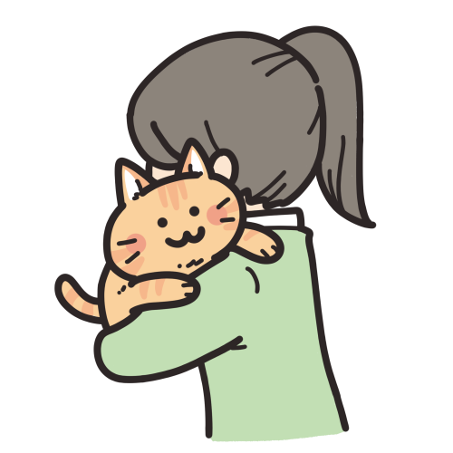 猫抱っこ フリーアイコン かわいいイラストの無料素材サイト フリーペンシル