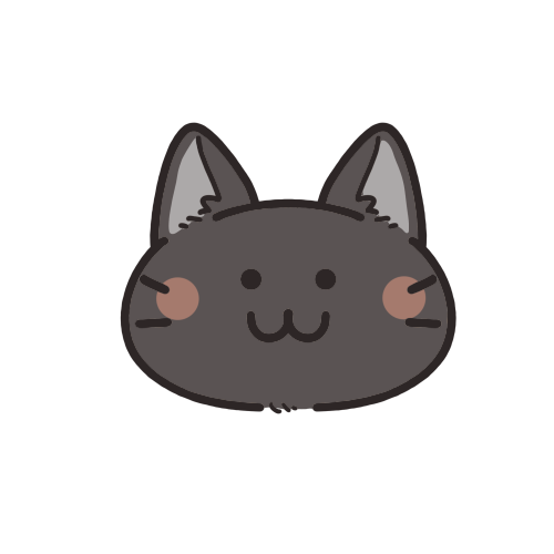 黒猫のフリーアイコン 可愛いフリーアイコン イラストの無料素材