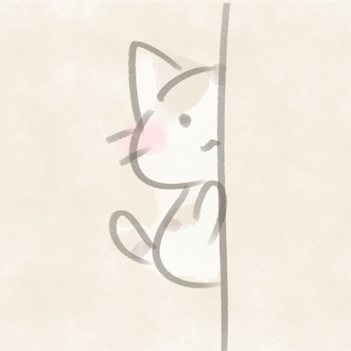 猫が覗く様子 可愛いアイコン イラストの無料素材サイト フリーペンシル