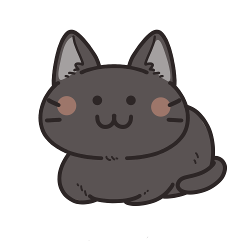 歩くさくら猫 黒猫 可愛いフリーアイコン イラストの無料素材サイト フリーペンシル