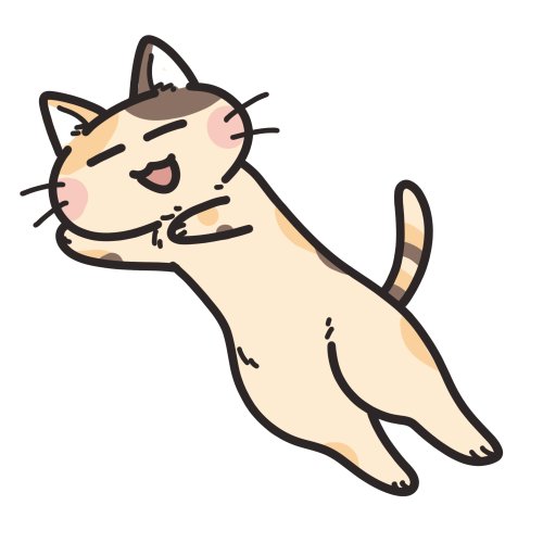 リラックスする猫 フリーアイコン かわいいイラストの無料素材サイト フリーペンシル