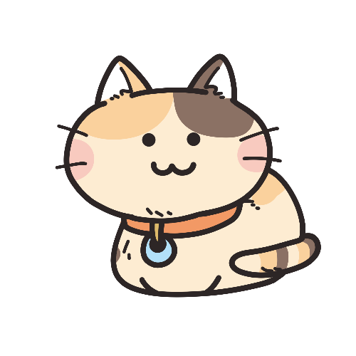 迷子札付き猫 可愛いフリーアイコン イラストの無料素材サイト フリーペンシル