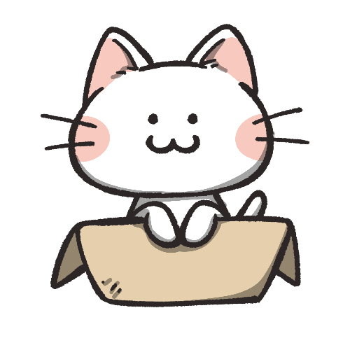 箱座り猫 可愛いフリーアイコン イラストの無料素材サイト フリーペンシル