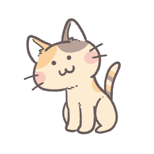 見つめる猫 可愛いフリーアイコン イラストの無料素材サイト フリーペンシル