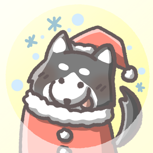 犬のアイコン クリスマス 可愛いアイコン イラストの無料素材サイト フリーペンシル