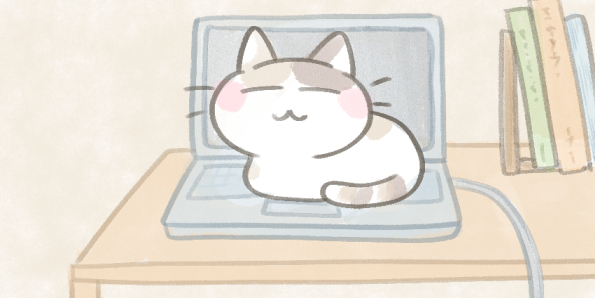 猫とパソコン