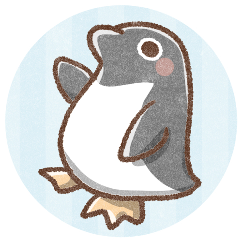 アデリーペンギンのフリーアイコン 可愛いアイコン イラストの無料素材サイト フリーペンシル