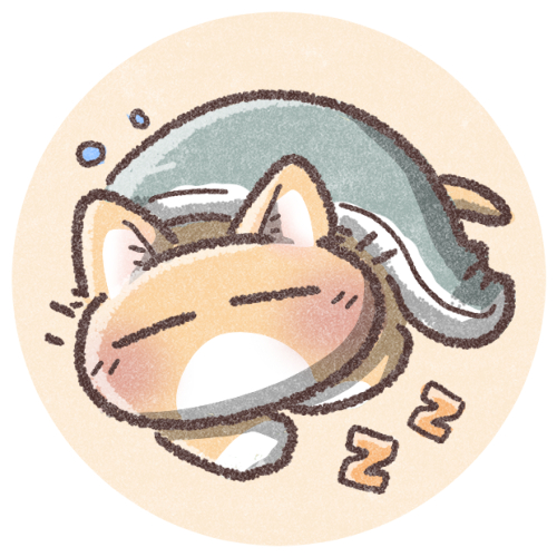 眠ってる猫のアイコン