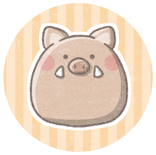 干支 猪 のフリーアイコン フリーアイコン かわいいイラストの無料素材サイト フリーペンシル