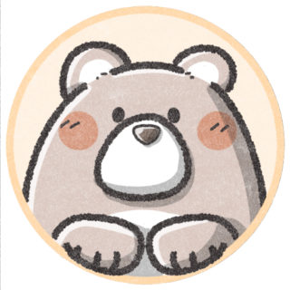 ぬいぐるみっぽいクマさん 可愛いフリーアイコン イラストの無料素材サイト フリーペンシル