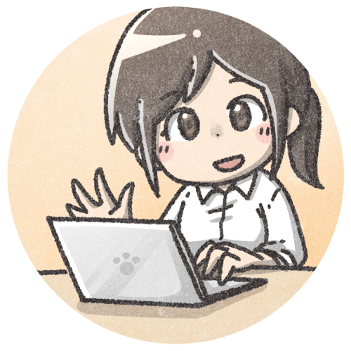パソコンをする女性のアイコン 可愛いアイコン イラストの無料素材サイト フリーペンシル