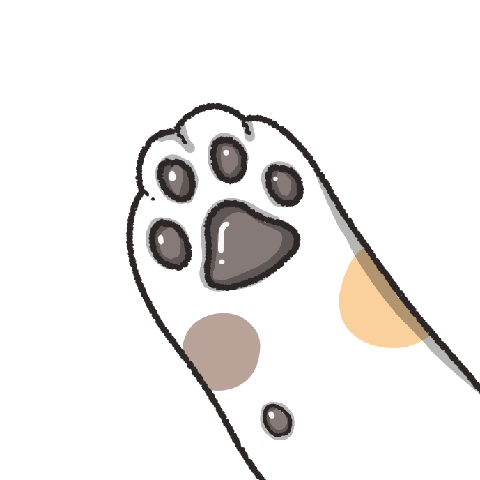 三毛猫の手のイラスト フリーアイコン かわいいイラストの無料素材サイト フリーペンシル
