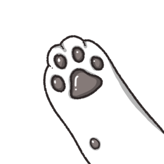 三毛猫の手のイラスト 可愛いアイコン イラストの無料素材サイト フリーペンシル