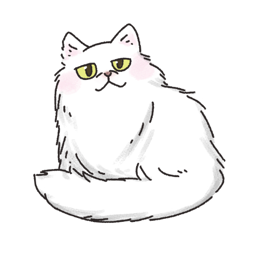ペルシャ猫のフリーアイコン フリーアイコン かわいいイラストの無料素材サイト フリーペンシル