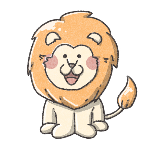 動物 ライオン のアイコン 可愛いフリーアイコン イラストの無料素材サイト フリーペンシル