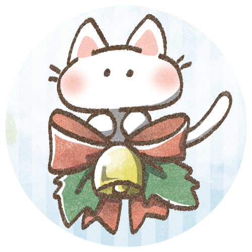 クリスマス猫さん 可愛いフリーアイコン イラストの無料素材サイト フリーペンシル