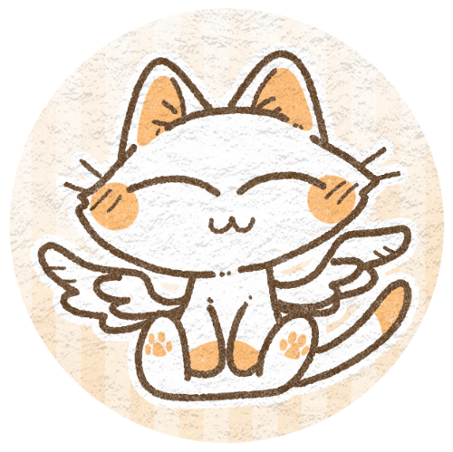 羽の生えた猫のフリーアイコン 可愛いフリーアイコン イラストの無料素材サイト フリーペンシル