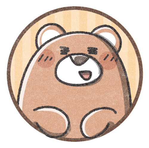 嬉しそうなクマさん フリーアイコン かわいいイラストの無料素材サイト フリーペンシル
