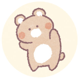 のんびりクマさん｜かわいいフリーアイコン・イラストの無料素材サイト
