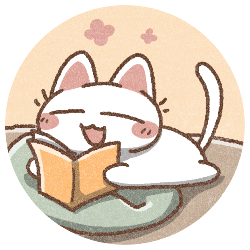 読書をする猫さんのアイコン 可愛いフリーアイコン イラストの無料素材サイト フリーペンシル