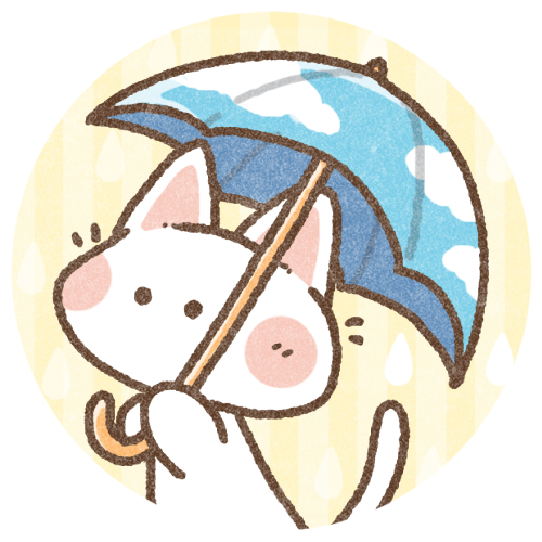 傘と猫さん