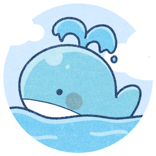 かわいいクジラのフリーイラスト 可愛いフリーアイコン イラストの無料素材サイト フリーペンシル