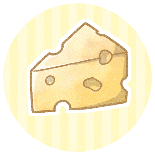 チーズのフリーイラスト 可愛いフリーアイコン イラストの無料素材サイト フリーペンシル
