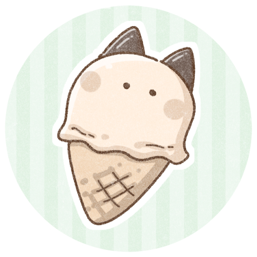 ねこアイスのフリーアイコン 可愛いフリーアイコン イラストの無料素材サイト フリーペンシル