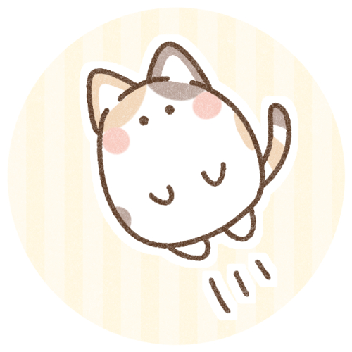 ぴゅーんと飛ぶ三毛猫さん 可愛いフリーアイコン イラストの無料素材サイト フリーペンシル