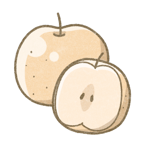 梨のフリーアイコン 可愛いフリーアイコン イラストの無料素材サイト フリーペンシル