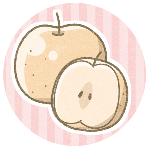 梨のフリーアイコン 可愛いフリーアイコン イラストの無料素材サイト フリーペンシル