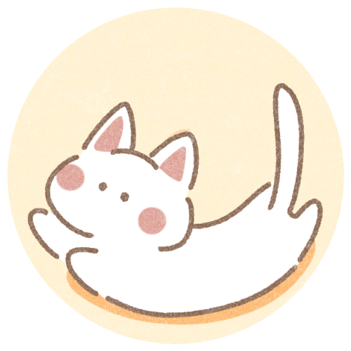 のびのび白猫さんのイラスト 可愛いフリーアイコン イラストの無料素材サイト フリーペンシル