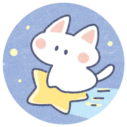 流れ星猫さん 可愛いフリーアイコン イラストの無料素材サイト フリーペンシル