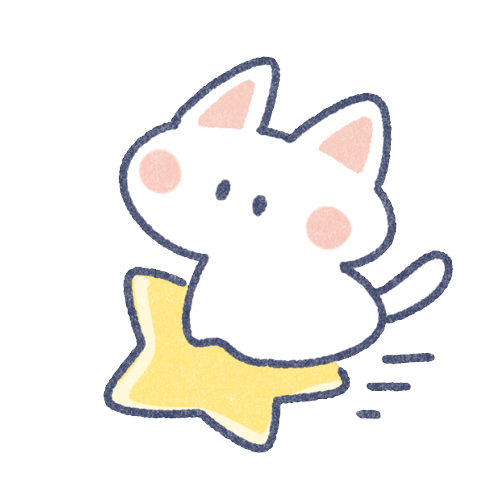 流れ星猫さん 可愛いフリーアイコン イラストの無料素材サイト フリーペンシル