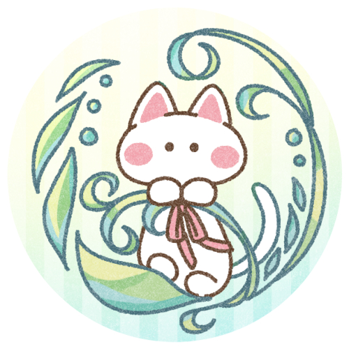 猫と桜のフリーアイコン 可愛いフリーアイコン イラストの無料素材サイト フリーペンシル