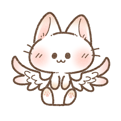 天使な白猫さんのイラスト 可愛いフリーアイコン イラストの無料素材サイト フリーペンシル