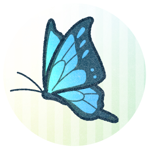 綺麗な蝶々のイラスト 可愛いフリーアイコン イラストの無料素材サイト フリーペンシル