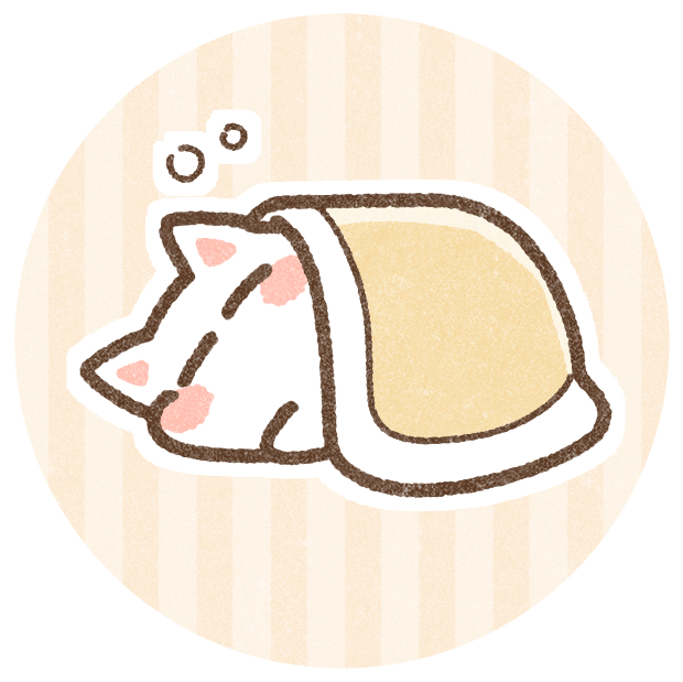 ぐっすり寝る猫さん 可愛いフリーアイコン イラストの無料素材サイト フリーペンシル