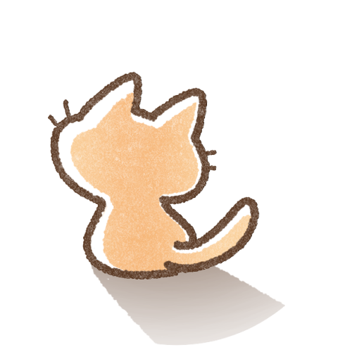 たそがれ猫さん 可愛いフリーアイコン イラストの無料素材サイト フリーペンシル