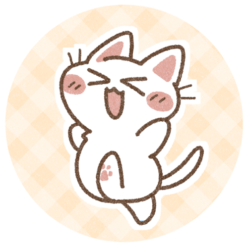 喜ぶ猫さんのイラスト 可愛いフリーアイコン イラストの無料素材サイト フリーペンシル