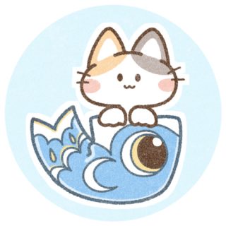 コタツでまったり猫さん｜かわいいフリーアイコン・イラストの無料素材