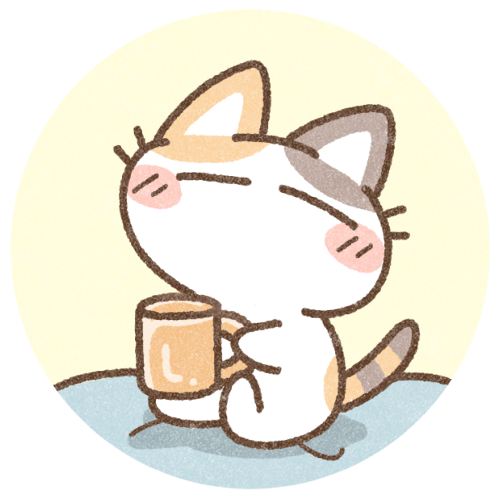 のんびり三毛猫さん 可愛いフリーアイコン イラストの無料素材サイト フリーペンシル