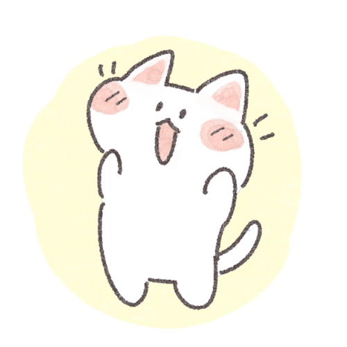 元気な猫さん 可愛いフリーアイコン イラストの無料素材サイト フリーペンシル