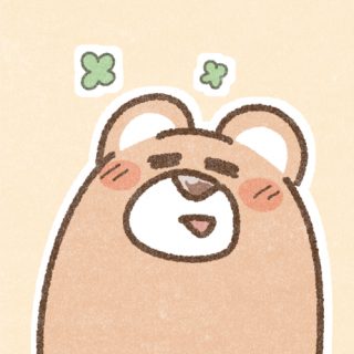 のんびりクマさん｜かわいいフリーアイコン・イラストの無料素材サイト