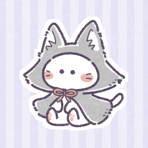 狼コスプレ猫さん 可愛いフリーアイコン イラストの無料素材サイト フリーペンシル
