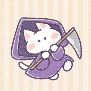 ハロウィン白猫さん｜かわいいフリーアイコン・イラストの無料素材