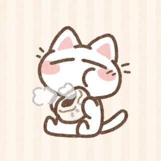 おにぎり猫さん｜かわいいフリーアイコン・イラストの無料素材