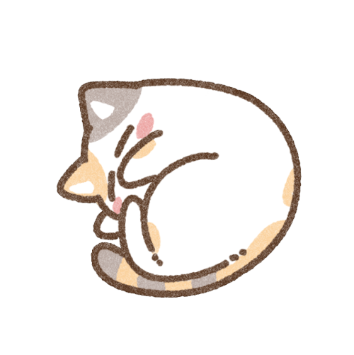 丸まる猫さんのイラスト｜かわいいフリーアイコン・イラストの無料素材サイト｜フリーペンシル